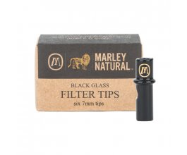 Skleněné filtry Marley Natural Glass Filter, 7mm, black, 6ks