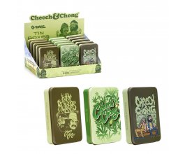 G-ROLLZ | Plechová krabička Cheech & Chong – 13,5 x 8,5 x 3cm, velká, nápis 1ks