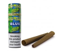 Dutinky CYCLONES Hemp Blunt Cones Blue - 2ks