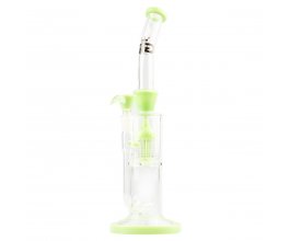 Skleněný bong Grace GlassLimited Edition Green Barrel Bong, zelený, 33cm