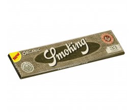 Papírky SMOKING ORGANIC King Size, 33ks - DOPRODEJ ukončeno u dodavatele